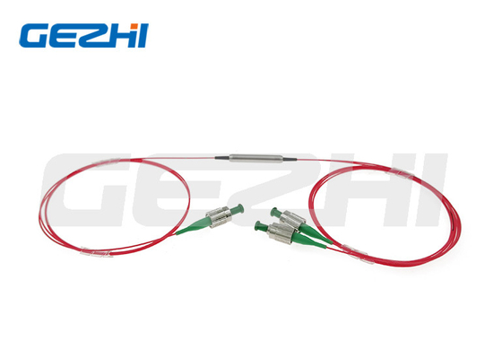 Geniş Geçiş Bandı Polarizasyonu Bakım Kuplörü FC/APC Fiber Optik 1x2 PM Kuplörü