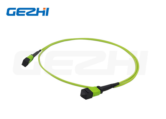 Düşük Ekleme Kaybı 100GbE MPO/MTP Fiber Optic Patch Cord For FTTX Customized Length