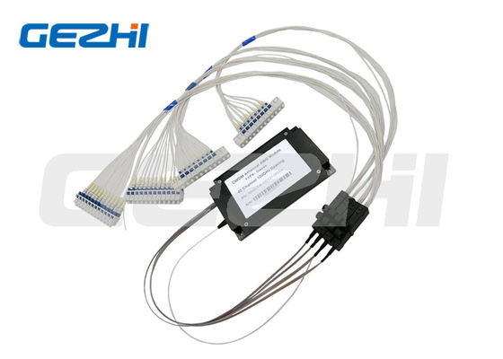 Yüksek istikrarlı ağlar için düz üstlü Gauss Filtresi ile 40 Kanal 100GHz Athermal AAWG DWDM Modülü