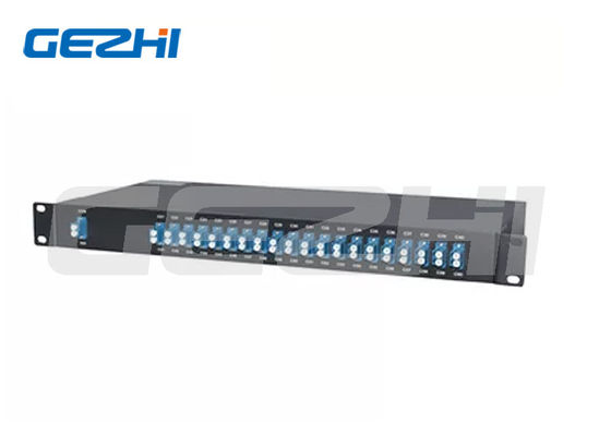 40CH AAWG DWDM Modülü MUX DEMUX Tek fiber WDM iletimi için uzunluğu 0.7m