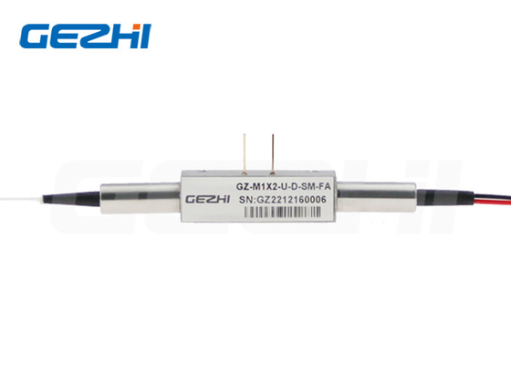 Manyeto Tek Kademeli 1X2 Mandallı Fiber Optik Anahtar
