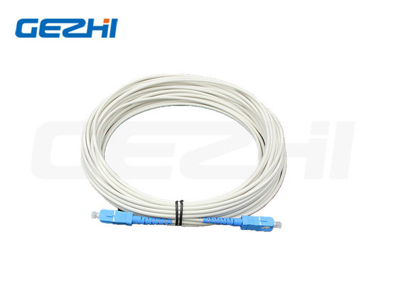 SC APC Single Mode Simplex Fiber Optic Armor Patchcord