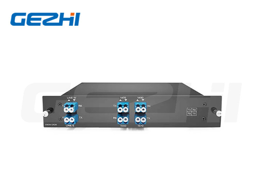 Pasif CWDM Çift Fiber 4 Kanal OADM Multiplexer
