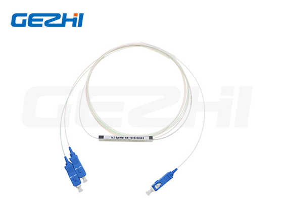 Yüksek güvenilirlik 1x2 Mini Tube Tipi Fiber PLC Splitter