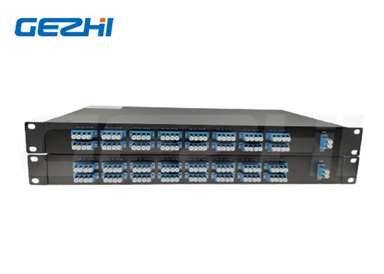 Çok Kanallı 40CH Filtreli DWDM Mux Demux Multipleksör 1RU 19 