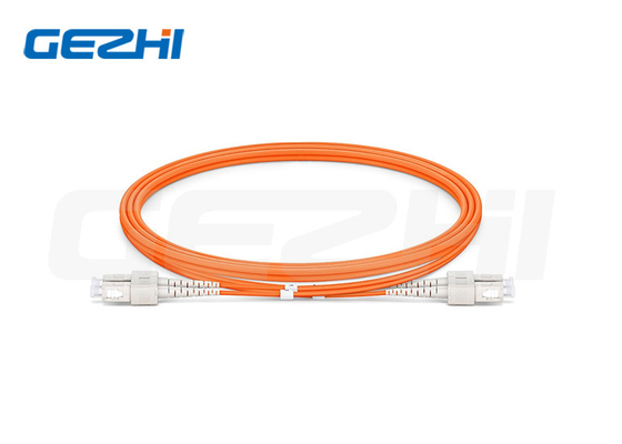 SC UPC To SC UPC Duplex OM1 CATV Ağı için Multimode Patch Kablosu