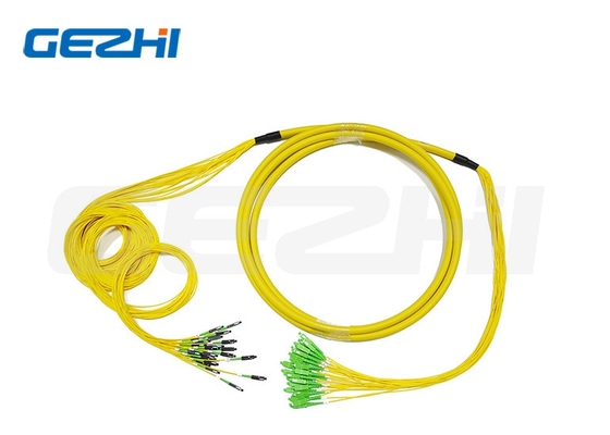 24 Kablo Fiber G657A1 FTTX için MU To LC Optik Patch Kablosu