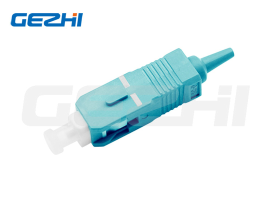 Multimedya Tek Modlu 0.9mm Fiber Optik Konnektör SC UPC APC OM3 2.0 3.0 Mavi Yeşil
