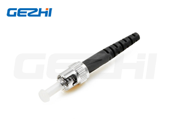FTTH Fiber Optic Connector ST UPC Siyah ile Tek Modlu Simplex Bağlantısı