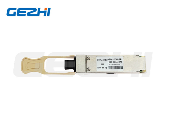 MPO 100G 850nm SR Optik Alıcı Modülü DDM 100M QSFP28 Destek OEM