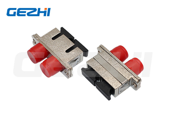 Hibrit Dupleks Fiber Optik Adaptörü Sc - Fc Fc - Sc Metal Düşük Giriş Kaybı