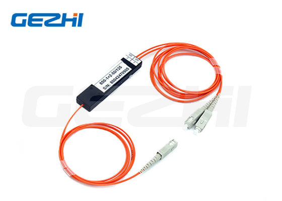 FTTX Çok Modlu Fiber Optik Ayırıcı 62.5/125um 650nm 50/50 Birleştirme Oranı GPON Ağları için FBT Kuplör
