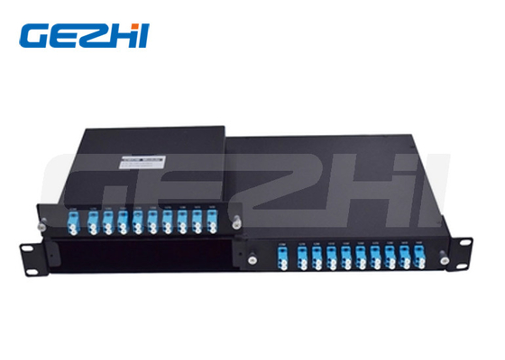 18CH CWDM Modülü 1270-1610nm 1U LGX 2 1 Kasette Yarım Boyutlu Yuva