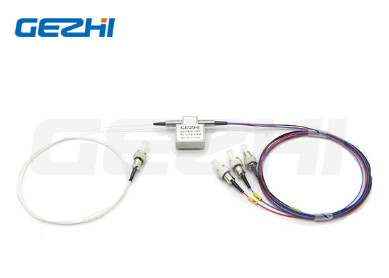 FC/APC ile 5V 850nm Multimode1x3 T-Tip Mekanik Optik Değiştirici