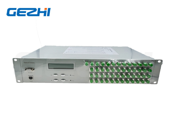 FSW 1x48 Fiber Optical Switch 19 inç 2U Rackmount 1260~1650nm Tek Mod