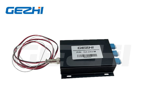 GZ-FSW-2x4 Fiber Optical Switch 1260~1650nm TTL Kontrol Optik Switch
