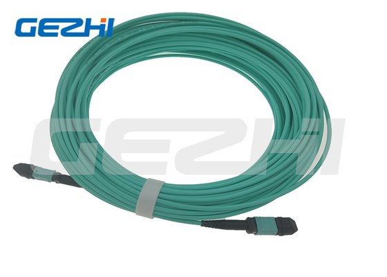 MPO OM3 MTP/MPO 12 Tel Multimode Fiber Optic Kablosu Patch Kablosu