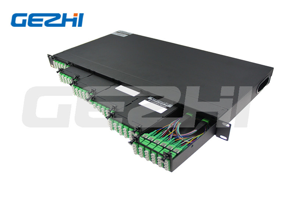 144 Core 1U Rack Mount MPO-LC/APC Tek Modlu Fiber ODF Optik Fiber Dağıtım Çerçevesi