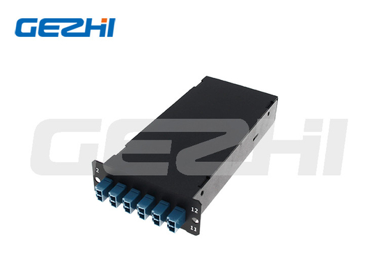 12 çekirdekli LC Fiber Optic Lgx Kasetler FTTH Fiber Optic İçeri Fiber Bitiş Kutusu