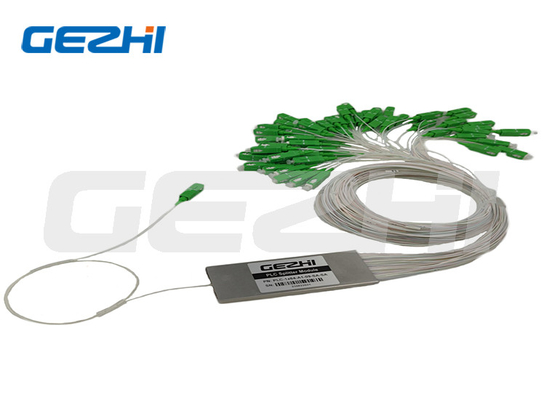1x64 Plc Splitter Dalga Boyutu 1260 - 1650nm Fiber Tipi PLC Optik Splitter