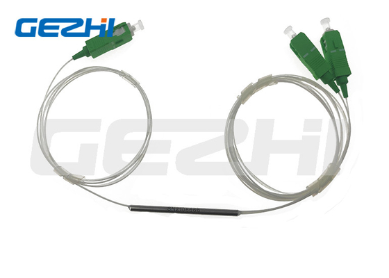 1x2 füzyonlu konik optik fiber splitter FBT splitter 1x2 FBT fiber optic coupler splitter SC / APC