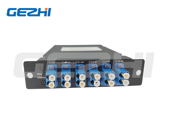 8CH DWDM Modülü Takılabilir LGX Kutu Paketi DWDM Mux Demux Çift Fiber, LC UPC ile