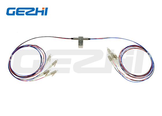 Çift D2x2B Bypass Optik Değiştirici Kapatma/Kapatmayan Mekanik Fiber Optik Değiştirici