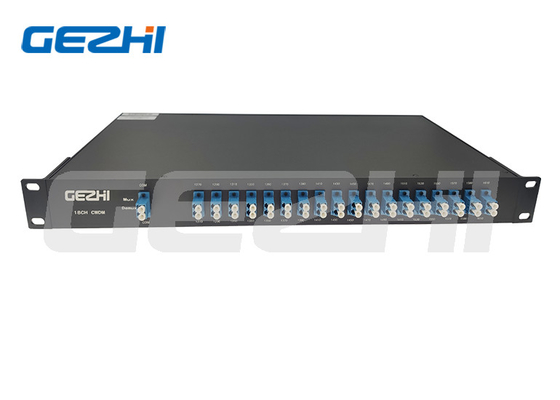 18CH CWDM Modülü CWDM Mux Demux 16 Ch Çift Fiber Multiplexer 1U 19' Rack Mount