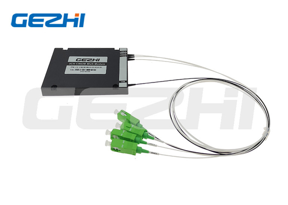 3CH CWDM Mux Modülü ABS Kutusu özelleştirilmiş dalga boyu ve bağlantısı ile