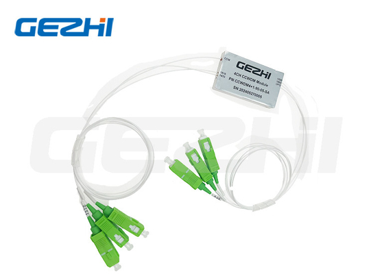 Optik WDM CCWDM 4+1CH SMF-28e 0.9 gevşek tüplü SC/APC CCWDM Modülü Mini cwdm