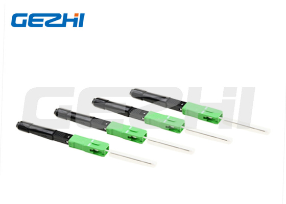 SC APC Hot Melt Splice on Connector Fiber Optic Fast Connector Bağlantıda sıcak erimiş bağlantı