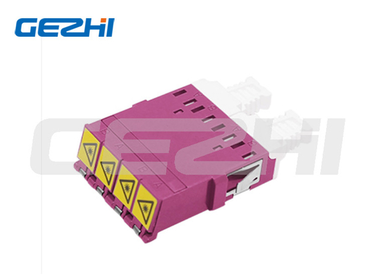 LC OM4 DX Flanş Fiber Optik Adaptörü olmadan Lazer Adaptörden Kaçın