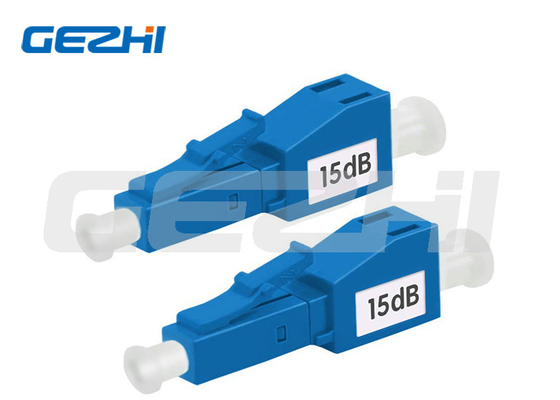 Plastik malzeme Fiber Optic Attenuator LC UPC 1dB-30dB Sabit Değişken Attenuator