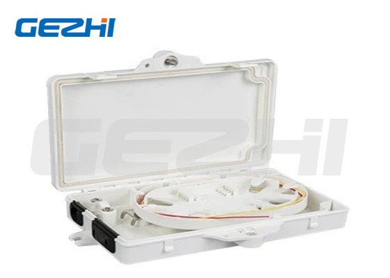 1*2 Mini Tip Splitter 2 çekirdek 25KG Adaptör Kapasitesi 2pcs ile Fiber Optic Termination Box