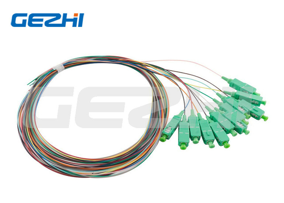 Optik Bağlantı Tipi SC/APC Fiber Optic Pigtail 9/125 Telekomünikasyon için Fiber Patch Cord