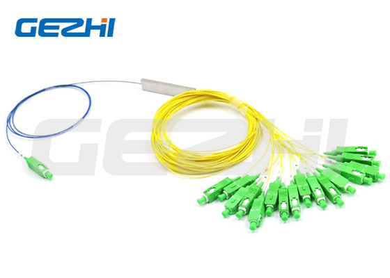 60x12x4mm PLC Fiber Optic Splitter G657A2 1x16 Optik Fiber Splitter