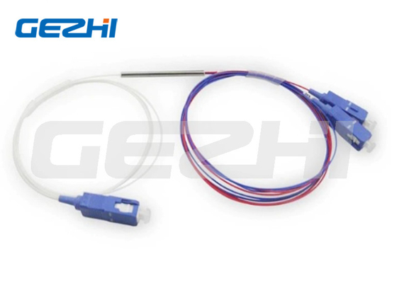 Bölme oranı Fiber Optic 1x2 FBT Coupler Splitter Fiber Optic Splitter OPTICO 1X2 Tek modlu FBT Coupler