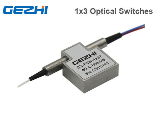 Çift Yönlü Mandallamasız 1x3 Fiber Optik Anahtarlar