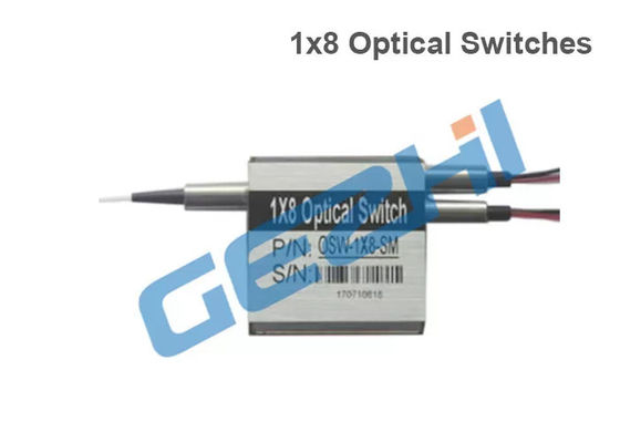 FC APC Pigtailli Mandallı 1x8T 1550nm Fiber Optik Anahtarlar
