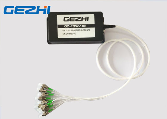 Çok Kanallı 1x8 Tek Modlu 13/15 Fiber Optik Anahtarlar