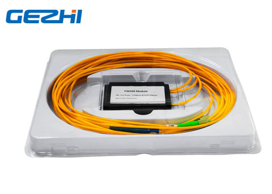 İletim 1550nm Yansıma 1x2 Bağlantı Noktaları FWDM Modülü