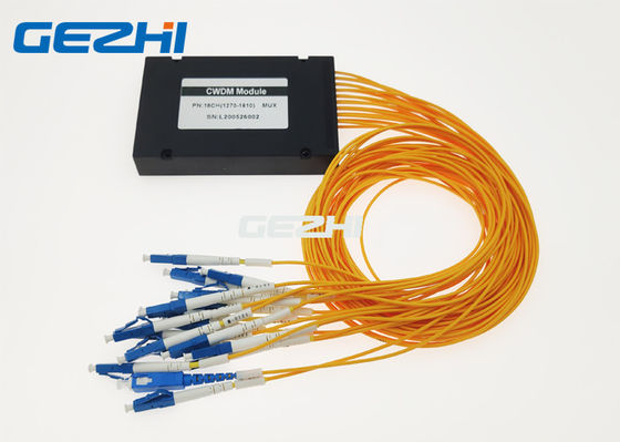 ABS Kutusu 1610nm 1x18 CWDM Kaba Dalga Boyu Bölmeli Çoğullama
