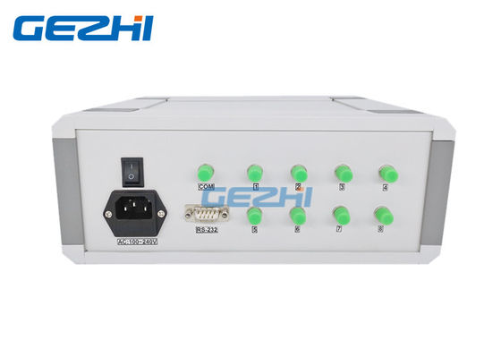 Hızlı Anahtarlama Masaüstü RS232 1x8 Optik Anahtar Ekipmanları