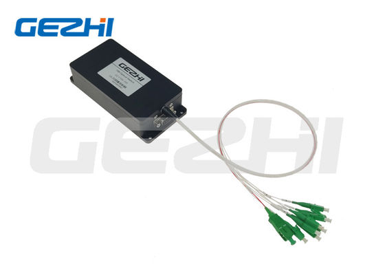 RS232 Arayüzü ile 1260~1650nm 1x8 Optik Anahtar 500mW FSW-1x8-SM