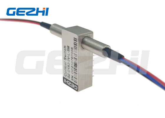 D1x2 Mekanik Optik Anahtarlar 1650nm LC UPC Çift Röle Anahtarı