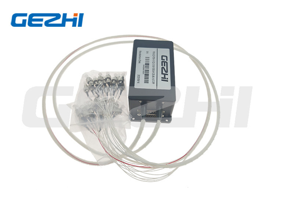 OADM Sistemi için OM4 SMF Fiber Optik Anahtar 1x64 Mekanik FSW 900um